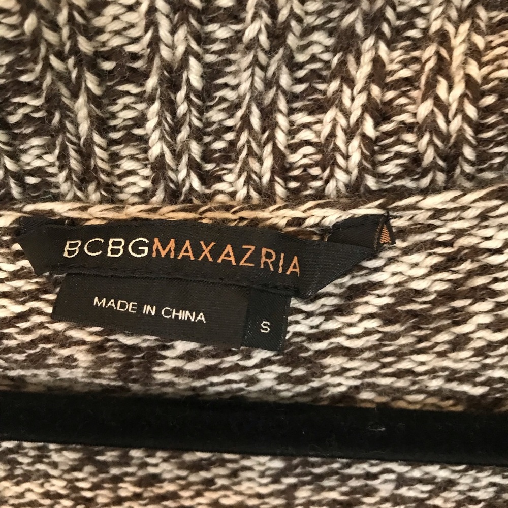 Bcbgmaxazria Wool Button Closure Wrap Sweater - image 4
